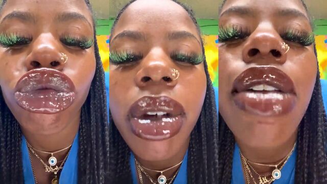 The DSL Godd£ss (V! d€0s) is a master of deepthroat skills