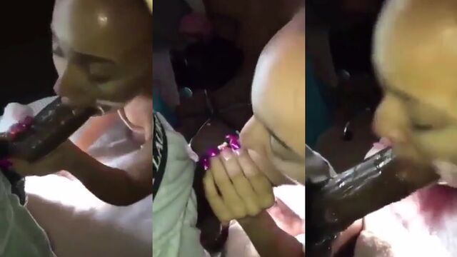 The man made a mess on the face of the Throat Goddess