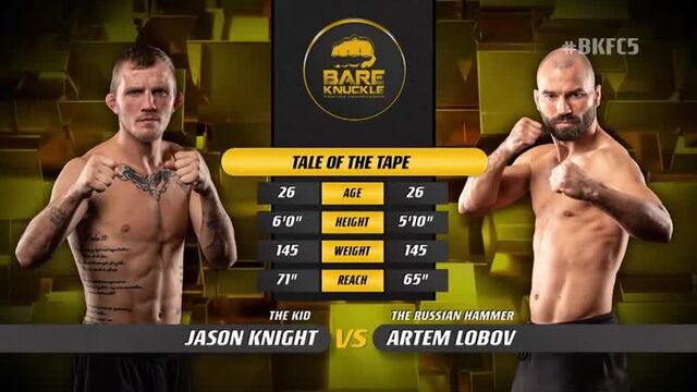 BKFC 5: Артем Лобов vs Джейсон Найт - полный бой