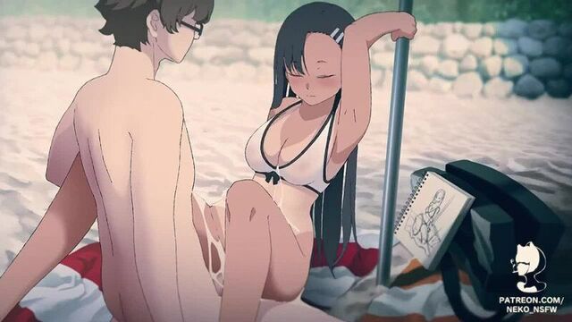 Hayase Nagatoro - sex on the beach; missionary; 3D sex porno hentai; (by @Neko_NSFW) [Don't Toy With Me, Miss Nagatoro]