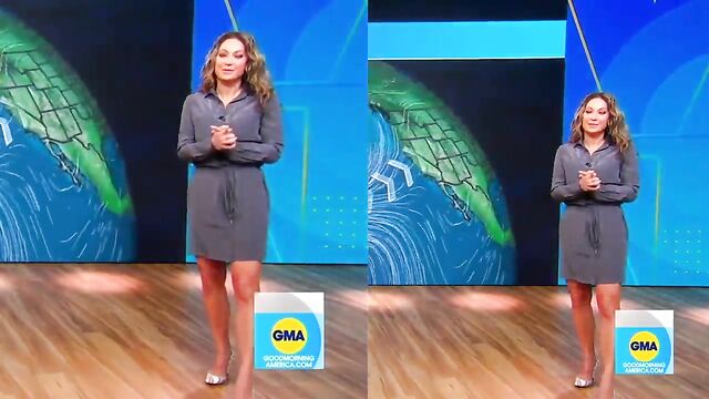 Ginger Zee gets her pussy railed by two guys in an intense session