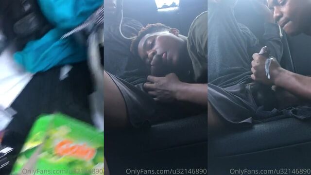A hung top gives his cock sucking slave some sloppy head