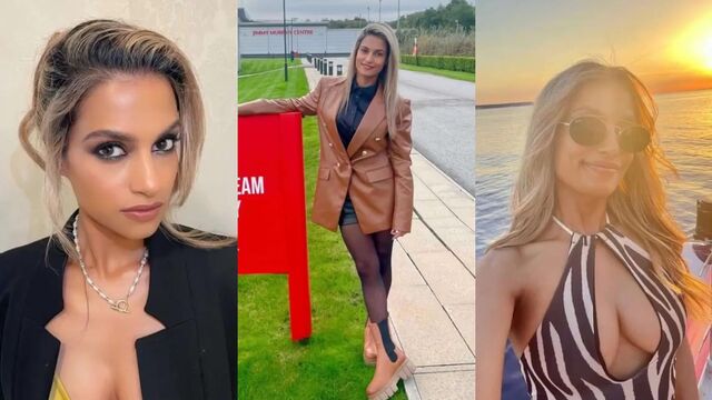 Melissa Reddy’s Sky Sports Wank Challenge with double penetration