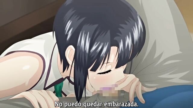 A married woman cheats on her husband in this captivating hentai sub esp scene