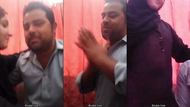 A fat Pakistani woman is having sex with her husband in the bedroom