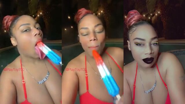She has a bet she can handle something impressive, watch her