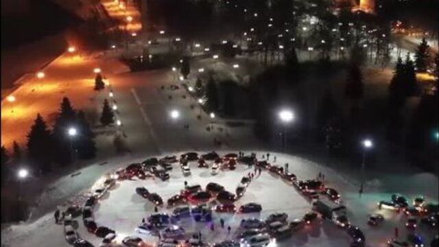 НаШествие Дедов Морозов в Рыбинске