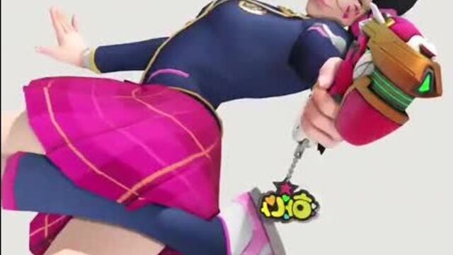 Школьница D.Va - Легендарный Облик Годовщина Overwatch 2019