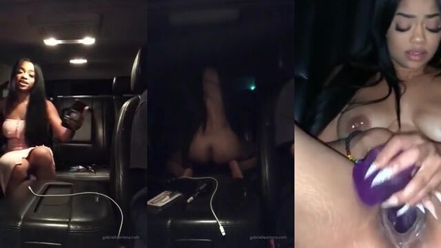 Freaky backseat action with a stunning woman who loves to bounce