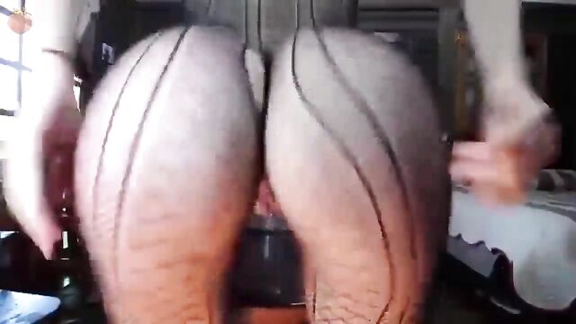Hot Latina teen in body stockings, showcasing her squirting talent