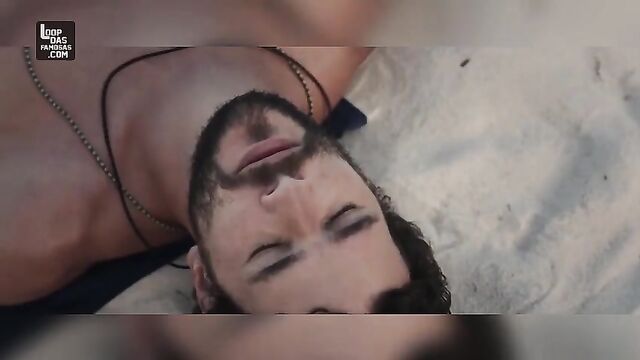 Mariana Rios shows off her hairy pussy in a steamy session
