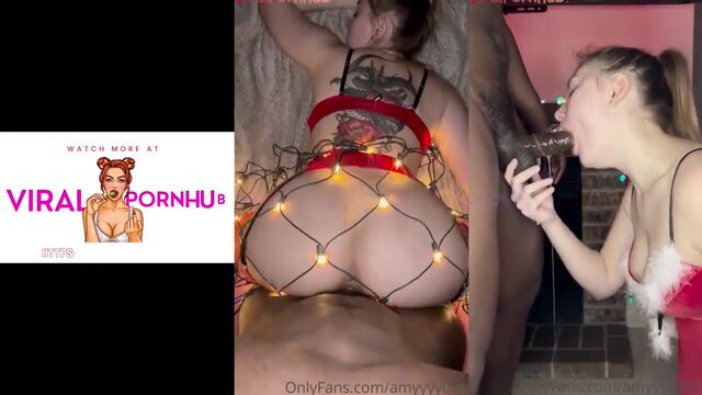 Amyyyy007 gets her pussy filled with BBC in a wet ride