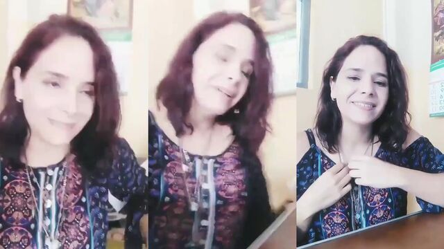 The terrible Mexican woman is teaching at home and gets fucked