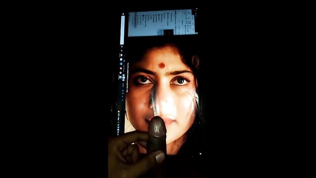 Sai Pallavi face hot cum moaning tribute, a spicy compilation