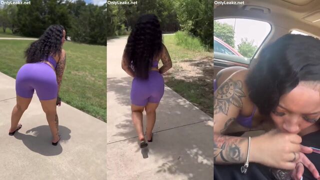 A black woman with a big ass is having fun with her boyfriend