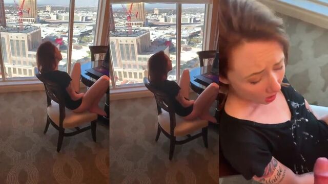 Girl caught masturbating by her stepdad in a compromising act