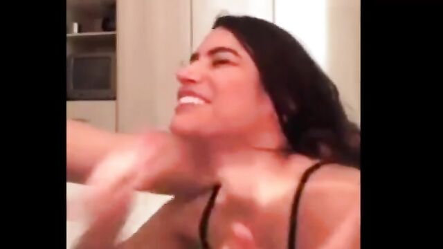 Bareback sex with Brazilian amateur Raissa Barbosa on her Onlyfans