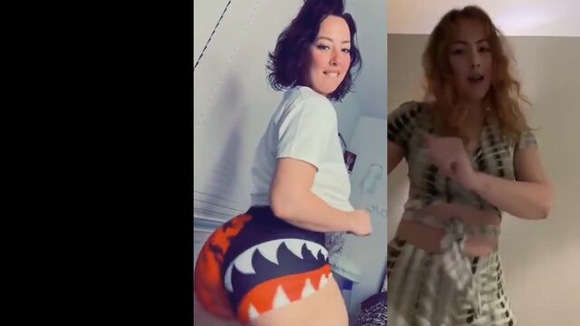 A big ass shakes and twerks to hot music in a sexy compilation