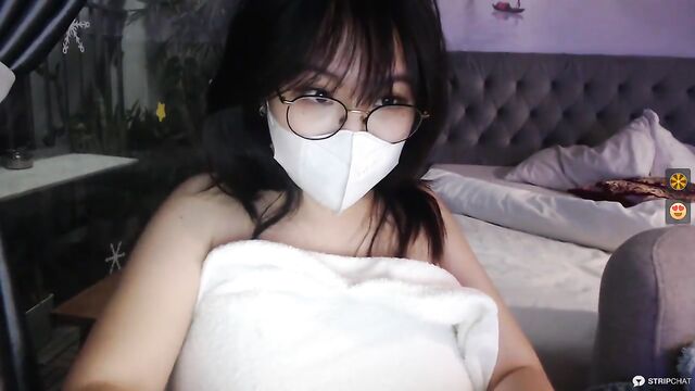 Onee-Chew performs on webcam for her fans to see