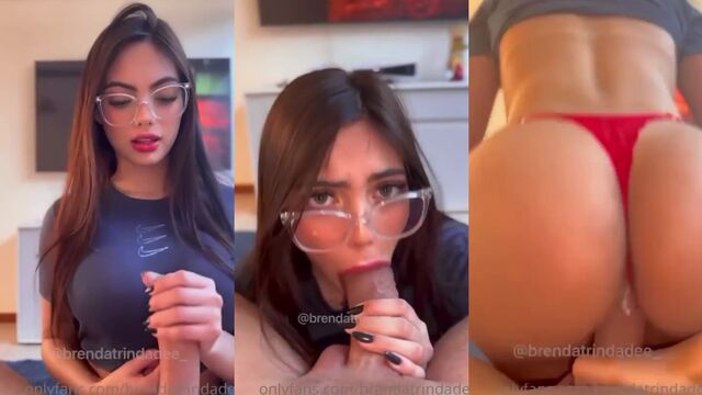 Submissive Brazilian girl Brenda Trindade gets fucked and creampied