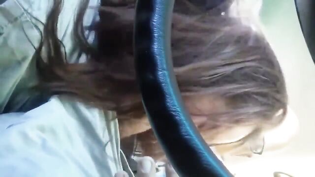 A girl was masturbating when someone with a camera entered the room