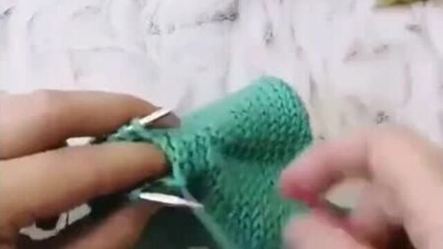 Трикотажный шов петля в петлю