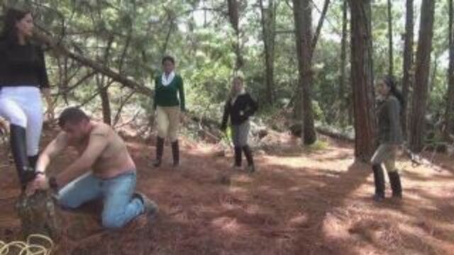 Bullwhipped by the Latin Riding Goddesses.