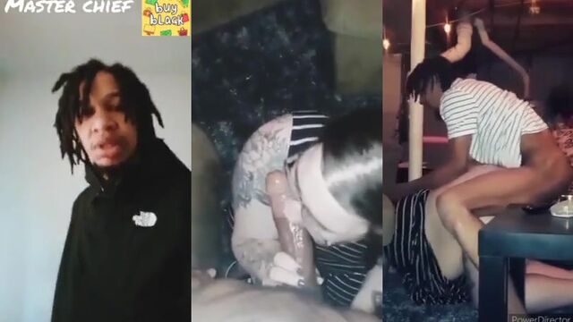 Chadisbad welcomes a big cock in his mouth and ass hole