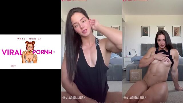 Handbra action with a hot girl, who loves to show her body parts