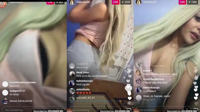 Teen Instagram model with perky tits does teasing poses