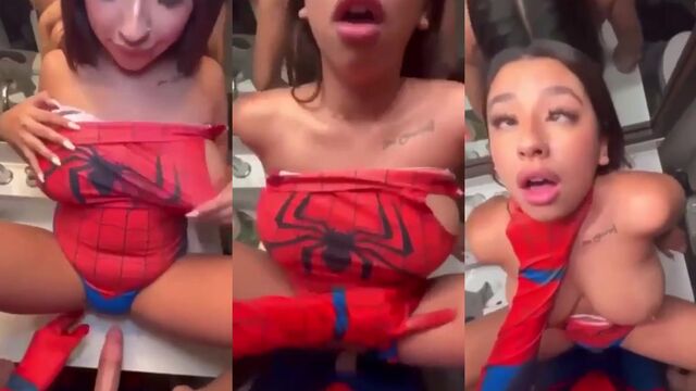 I had Spiderwoman and she got wet in my mouth