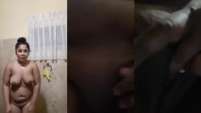 A fat Sri Lankan girl is sending her nude videos to someone
