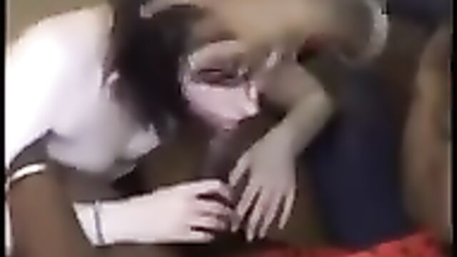 A slutty housewife gets her pussy filled with a huge black cock