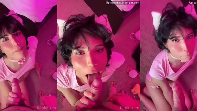 Cute femboys enjoy passionate sex with each other