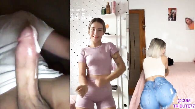 BBC cock worshiping with hot babe Luanny and her juicy pussy