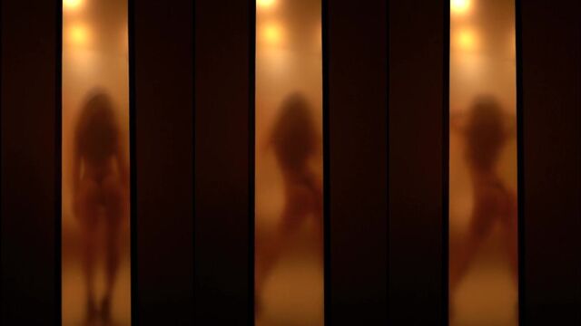 Sensual twerking in the library with lingerie that drives you wild