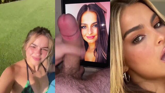 Addison Rae and Maddison Beer in a hot threesome sex scene