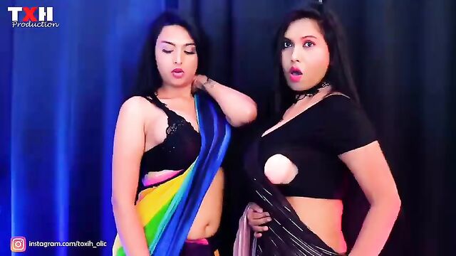 Hot models Sanna and Selena are doing kinky stuff for Insta