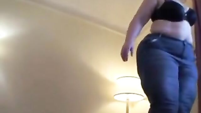 Bbw facesitting buttcrush ponyplay ride with a hardcore facesitting action