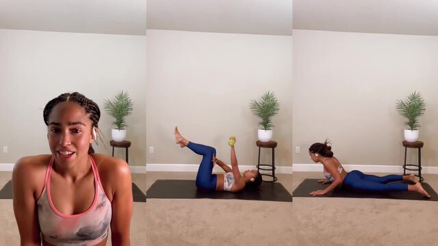 Yoga feet action with that special someone in IG