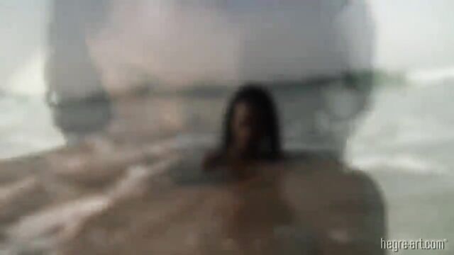 Black ebony model with dark skin gets fucked hard