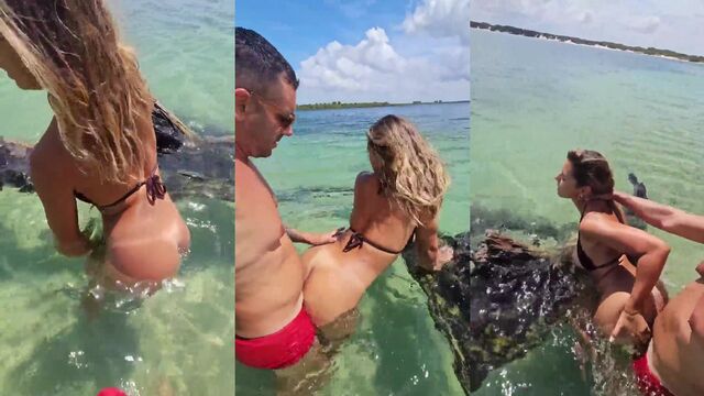 Aline is a busty girl with a big cock in her ass