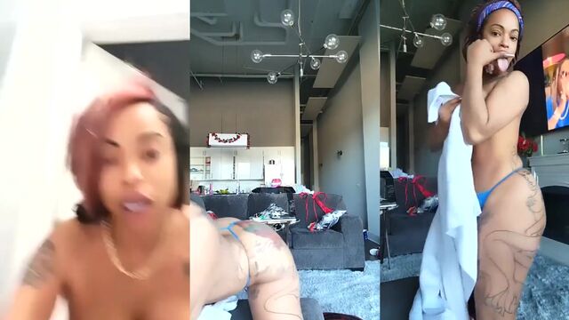 I'm a slut and I love to get fucked on IG Live