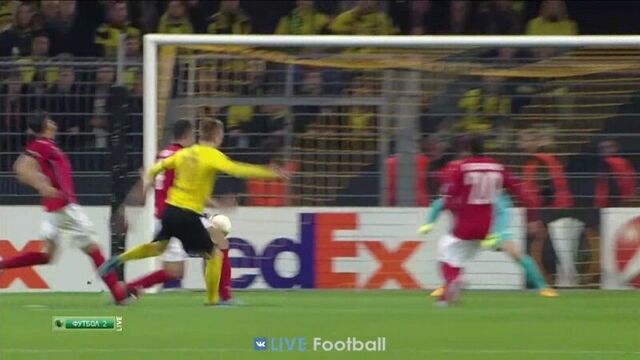 Боруссия Д 1-0 Габала | 28' Ройс М. (Мхитарян Г.)
