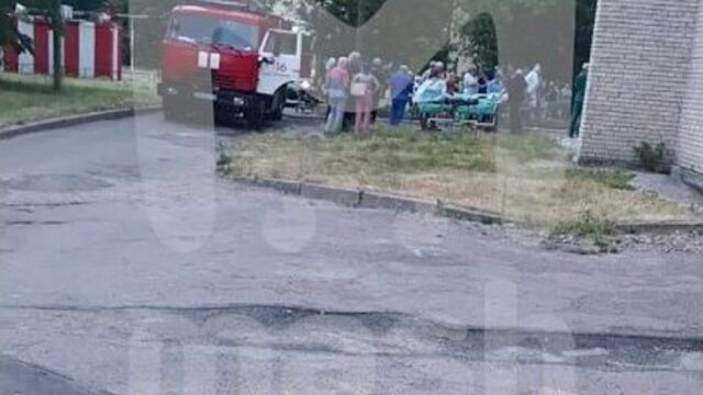 В Елизаветинской пожар