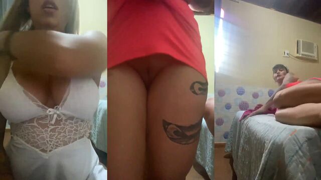 A man fucked his stepmom on a hot webcam show