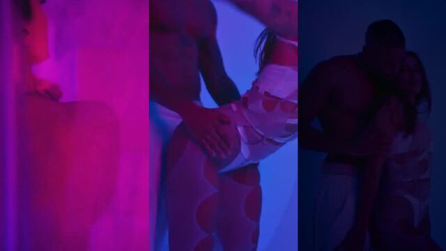 Anitta takes a shower and caresses her body