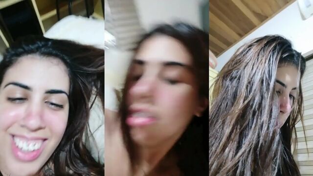Live - Magrinha gostosa's homemade video showcases her amazing oral skills