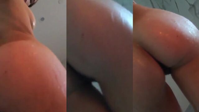 The sexy girl has sex with her boyfriend and fucks herself