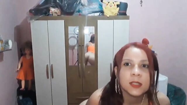 Aline Marques poses with her huge boobs in a stunning display